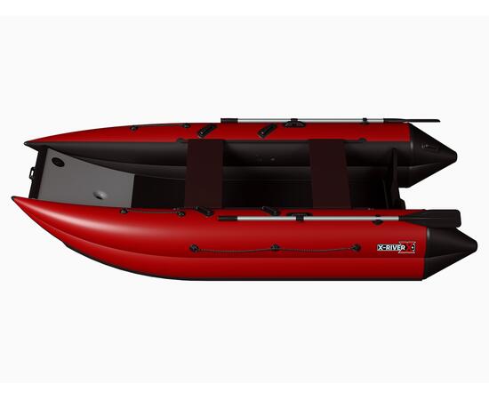 Надувная лодка X-RIVER Катрин 390 красно-черный