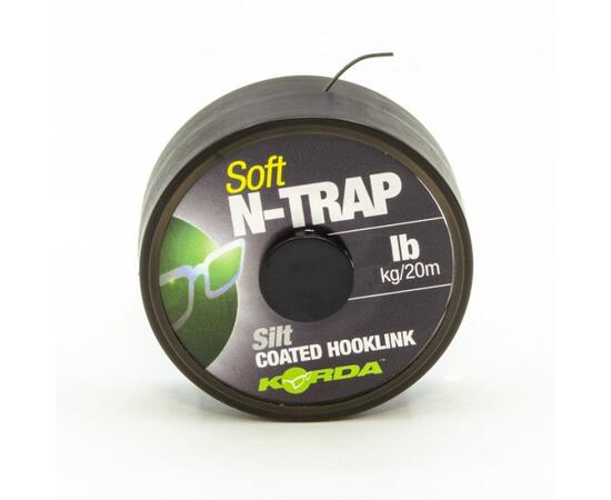 Поводковый материал KORDA N-Trap Soft Silt 20lb 20м