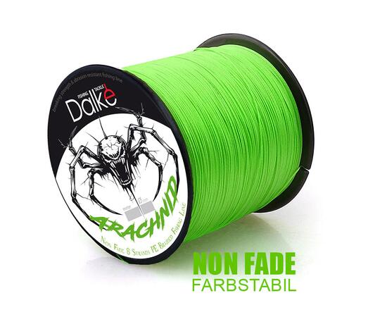 Плетеный шнур Dalke Fishing Arachnid зеленый 0,36 мм 35,7 кг 300 м