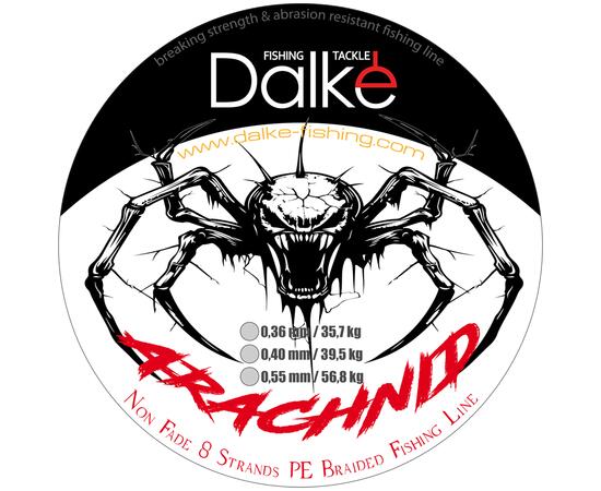Плетеный шнур Dalke Fishing Arachnid красный 0,36 мм 35,7 кг 300 м