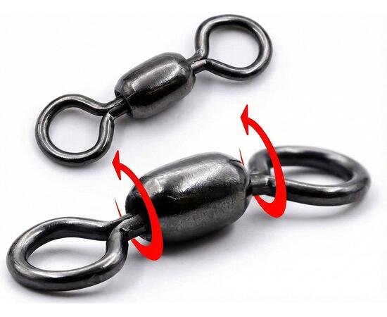 Вертлюг Dalke Fishing Mastodont Swivel 2/0 85 кг 5 шт.