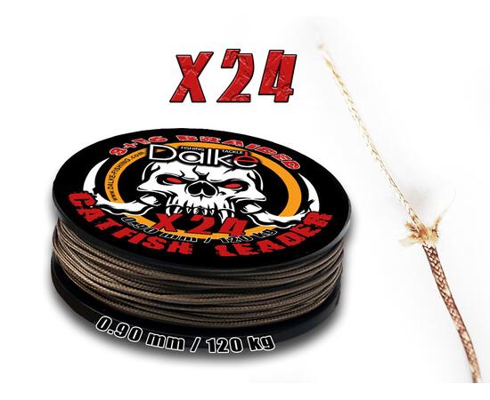 Поводковый материал Dalke Fishing Catfish Leader X24 0,90 мм 120 кг 10 м