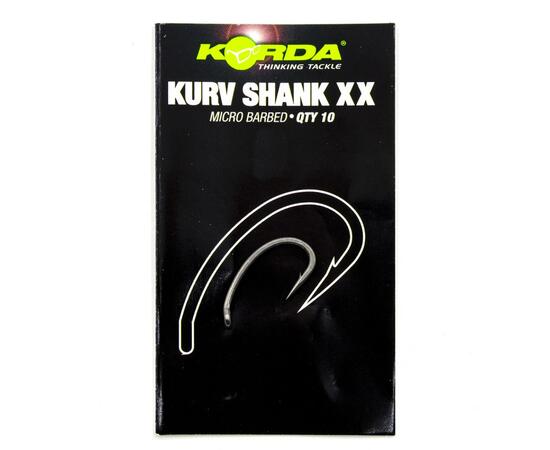 Крючок KORDA Kurv Shank-XX №6 с бородкой