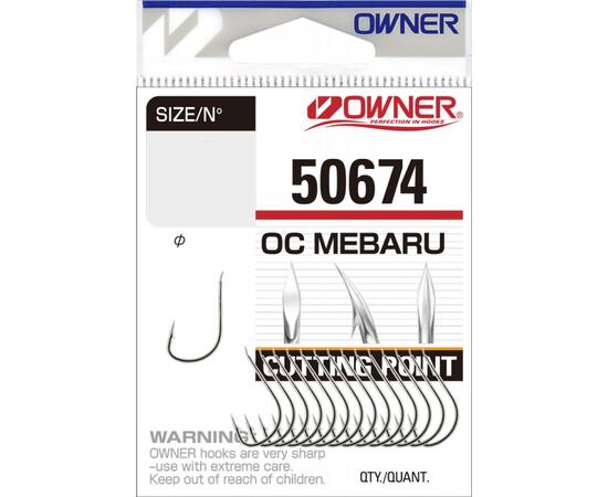 Крючок OWNER Cut Mebaru nickel №4 15шт