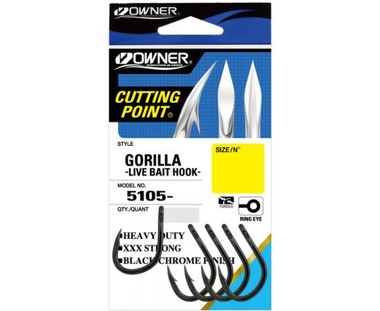 Крючок OWNER Cut Gorilla BC №1/0 6шт
