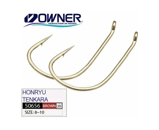 Крючок OWNER Honryu Tenkara brown №10 13шт