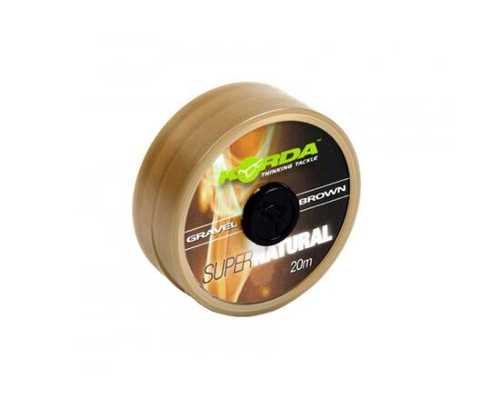 Поводковый материал KORDA Super Natural Gravel Brown 18lb 20м