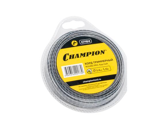 Корд триммерный Champion Round PRO 2,4мм*12м