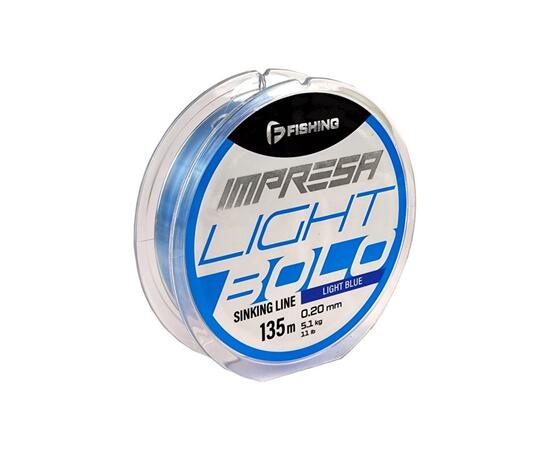 Леска F-FISHING Impresa Light Bolo Light Blue 135м 0,20мм
