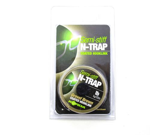 Поводковый материал KORDA N-Trap Semi-stiff 20lb Gravel