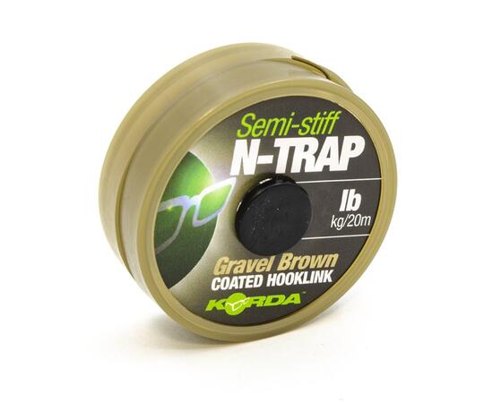 Поводковый материал KORDA N-Trap Semi-stiff 20lb Gravel