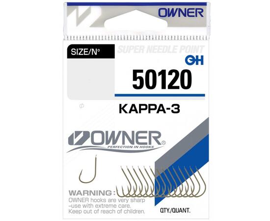 Крючок OWNER Kappa-3 brown №7 14шт