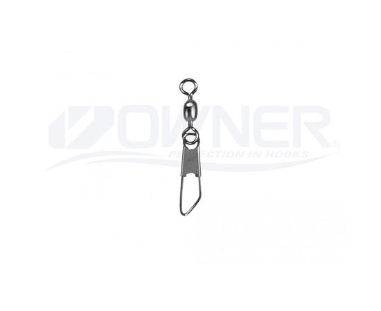 Застежка OWNER с вертлюгом Snap Swivel №2/0 4шт