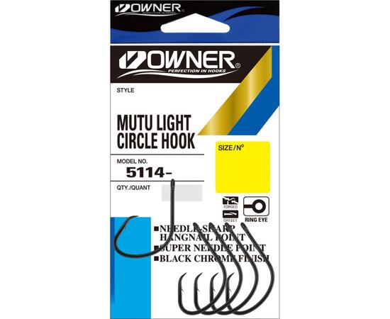 Крючок OWNER Mutu Light BC №2 8шт