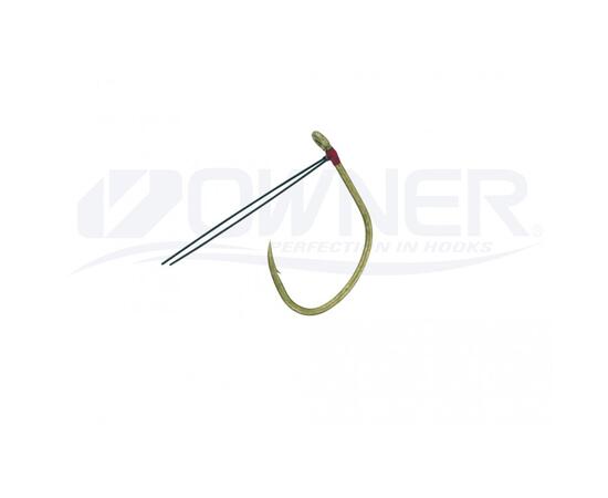 Крючок OWNER Weedless Wacky Hook green №1/0 4шт