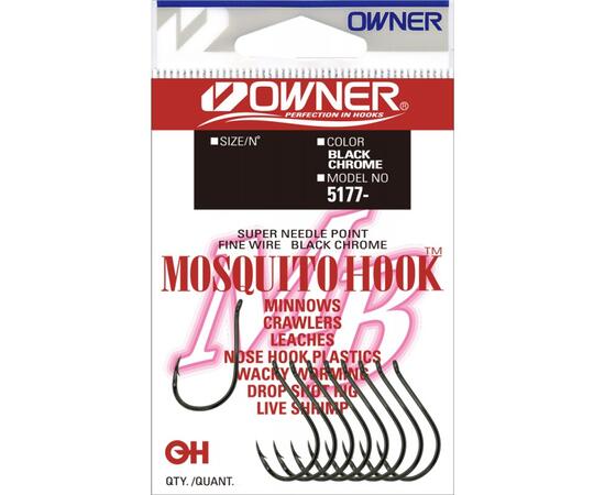 Крючок OWNER Mosquito Hook red №8 11шт