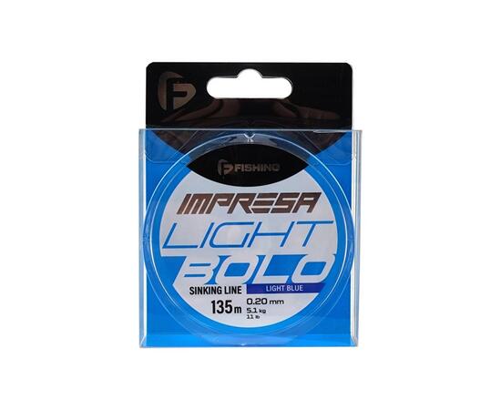 Леска F-FISHING Impresa Light Bolo Light Blue 135м 0,20мм