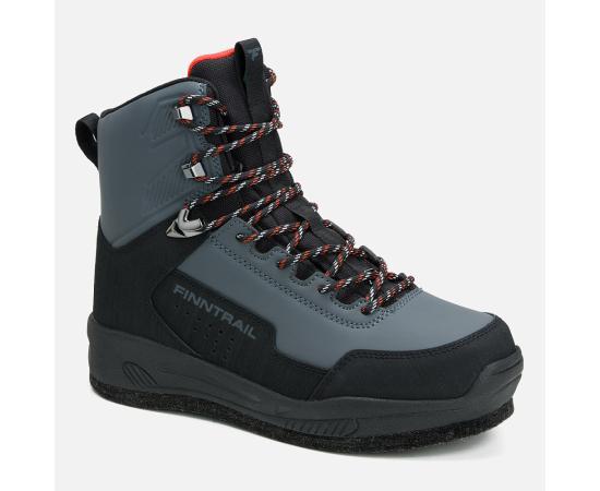 Ботинки забродные на войлочной подошве Wademan 5202 Darkgrey-43
