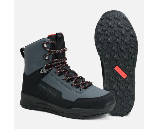 Ботинки забродные на резиновой подошве Wademan 5203 Darkgrey-43