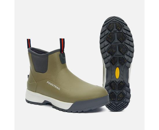 Сапоги резиновые утеплённые короткие Deck Insulated 7521 Khaki-37