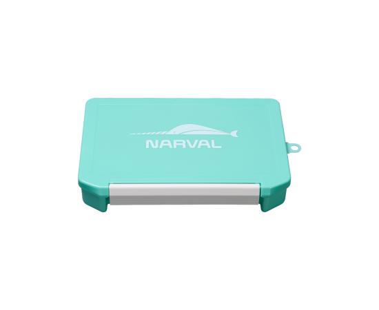 Коробка для снастей Narval Fishing Storage Box 205x140x38mm #Aquamarine&White