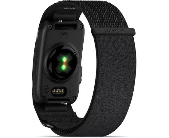 Фитнес-трекер без экрана Garmin CIRQA S-M (черный)