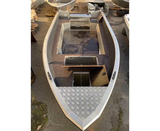 Алюминиевая лодка Windboat 4.2 Evo (высота транца S)