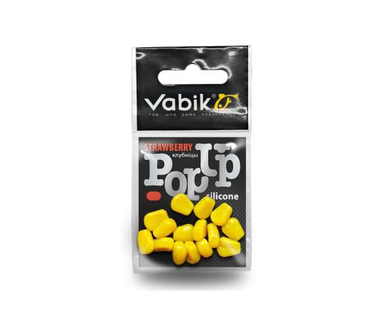 Приманка Vabik SILIСONE-BL POP-UP Кукуруза Клубника 4г