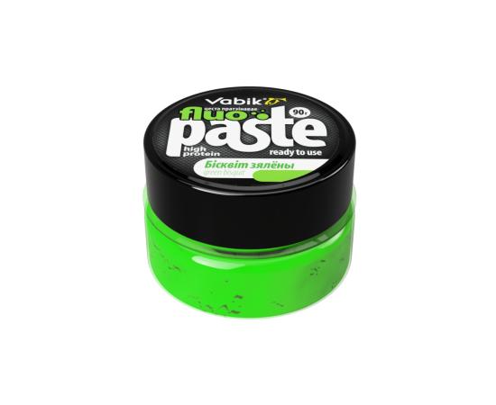 Приманка рыболовная Vabik PASTE FLUO Бисквит зеленый 90г