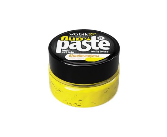 Приманка рыболовная Vabik PASTE FLUO Бисквит желтый 90г