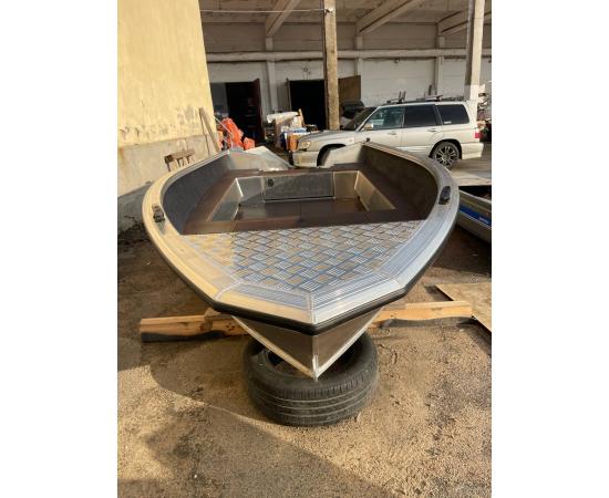 Алюминиевая лодка Windboat 4.2 Evo (высота транца L)